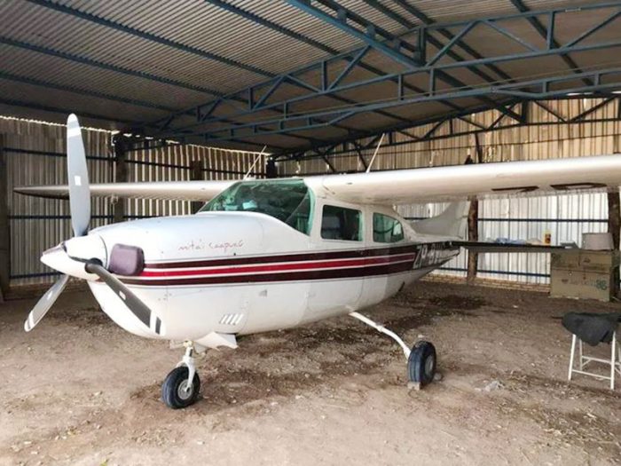 Uno de los aviones Cessna robados en Paraguay. Fueron tres en un año. 